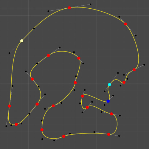 2D Bezier Path Tool